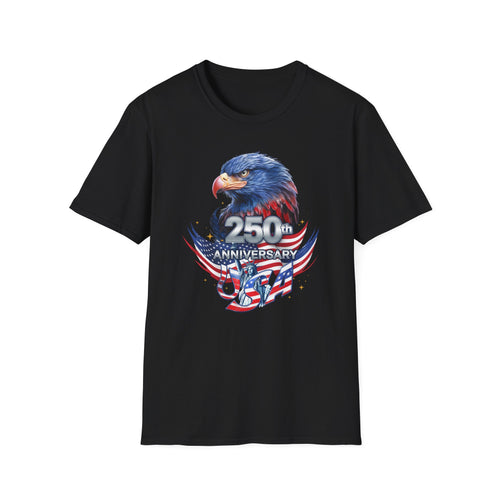 250th Anniversary USA Eagle T-Shirt — Patriotic American Flag Design