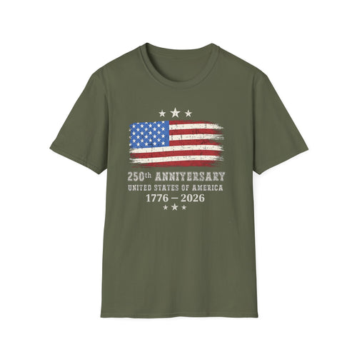 25th Anniversary American Flag T-Shirt — United States 1776–2021 Patriotic Tee