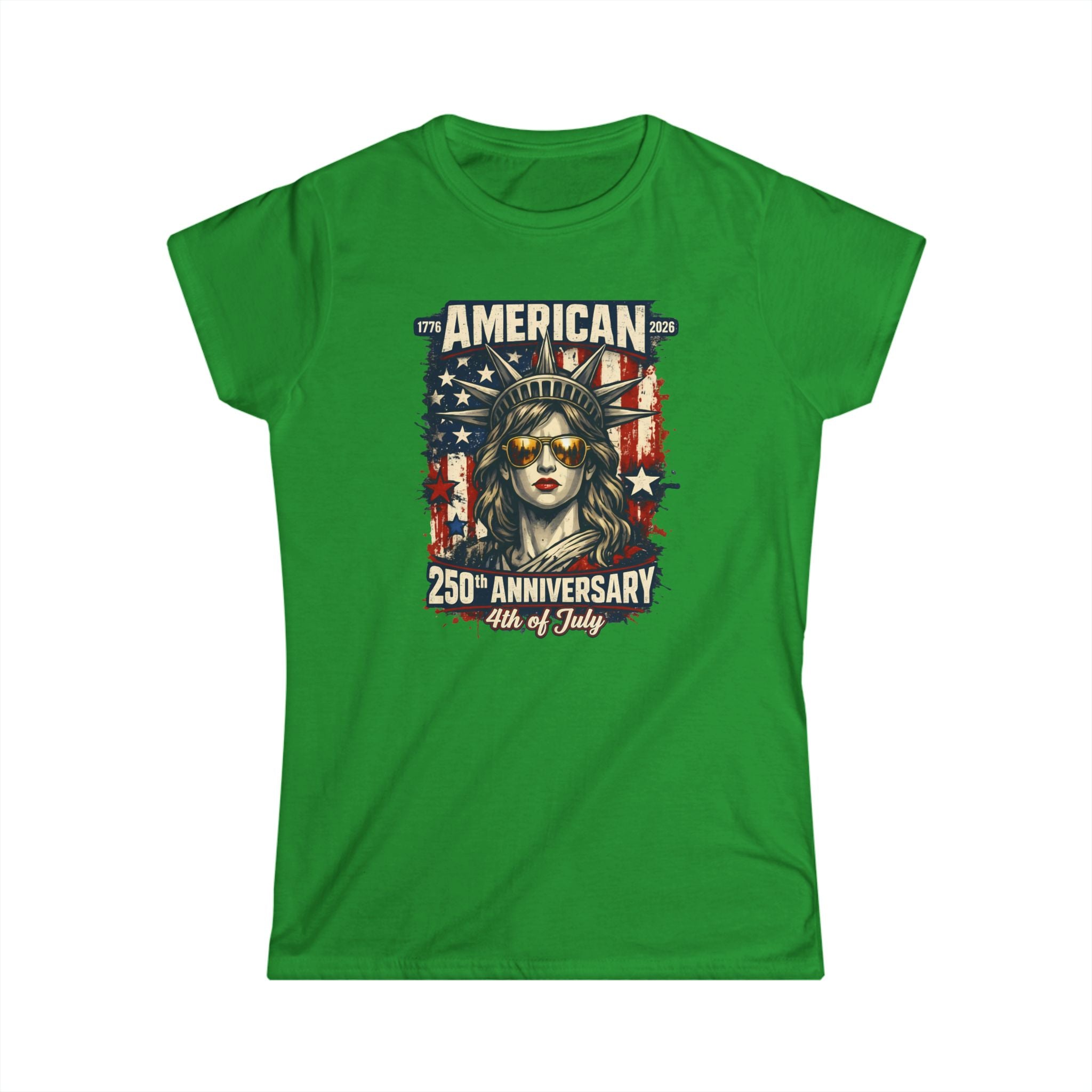 American 250th Anniversary Tee — Statue of Liberty 4th of July Women’s Shirt