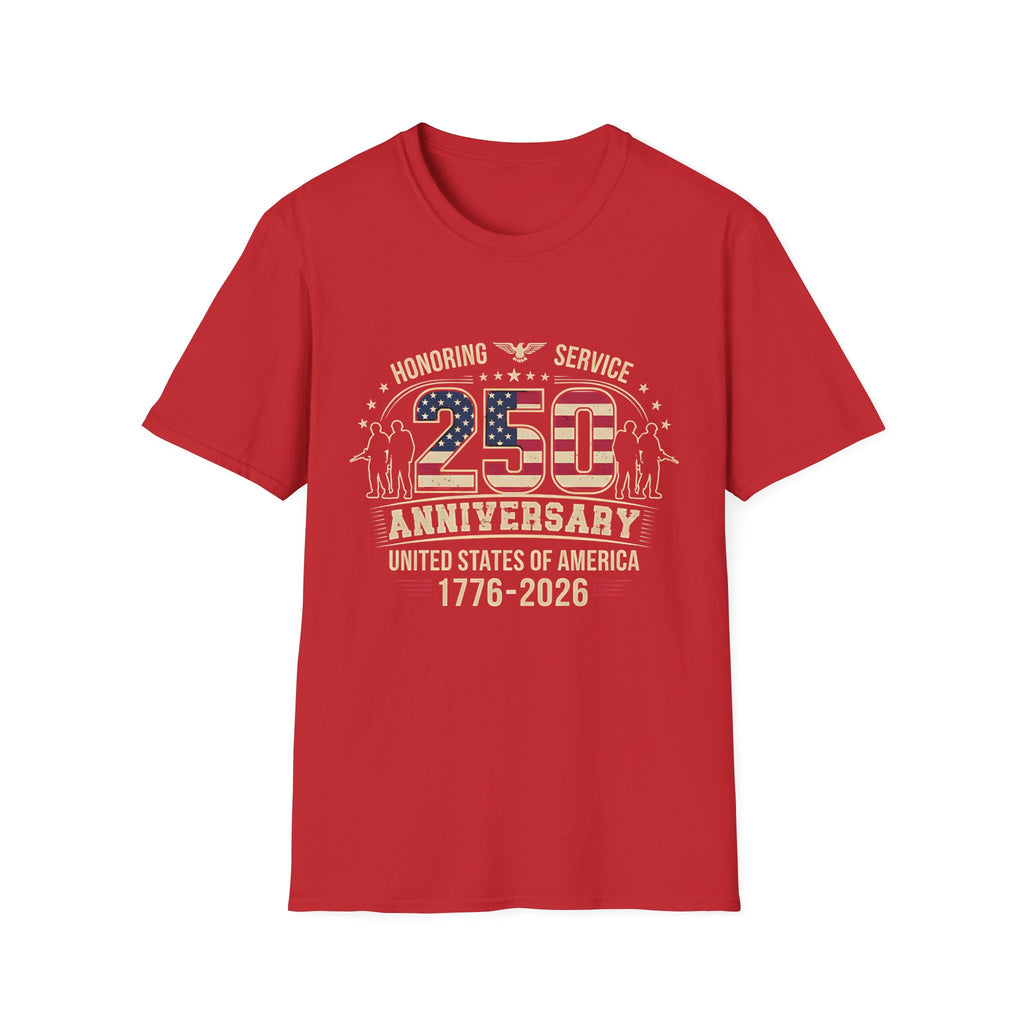 250th Anniversary USA T-Shirt — 1776–2026 Patriotic Independence Day Tee