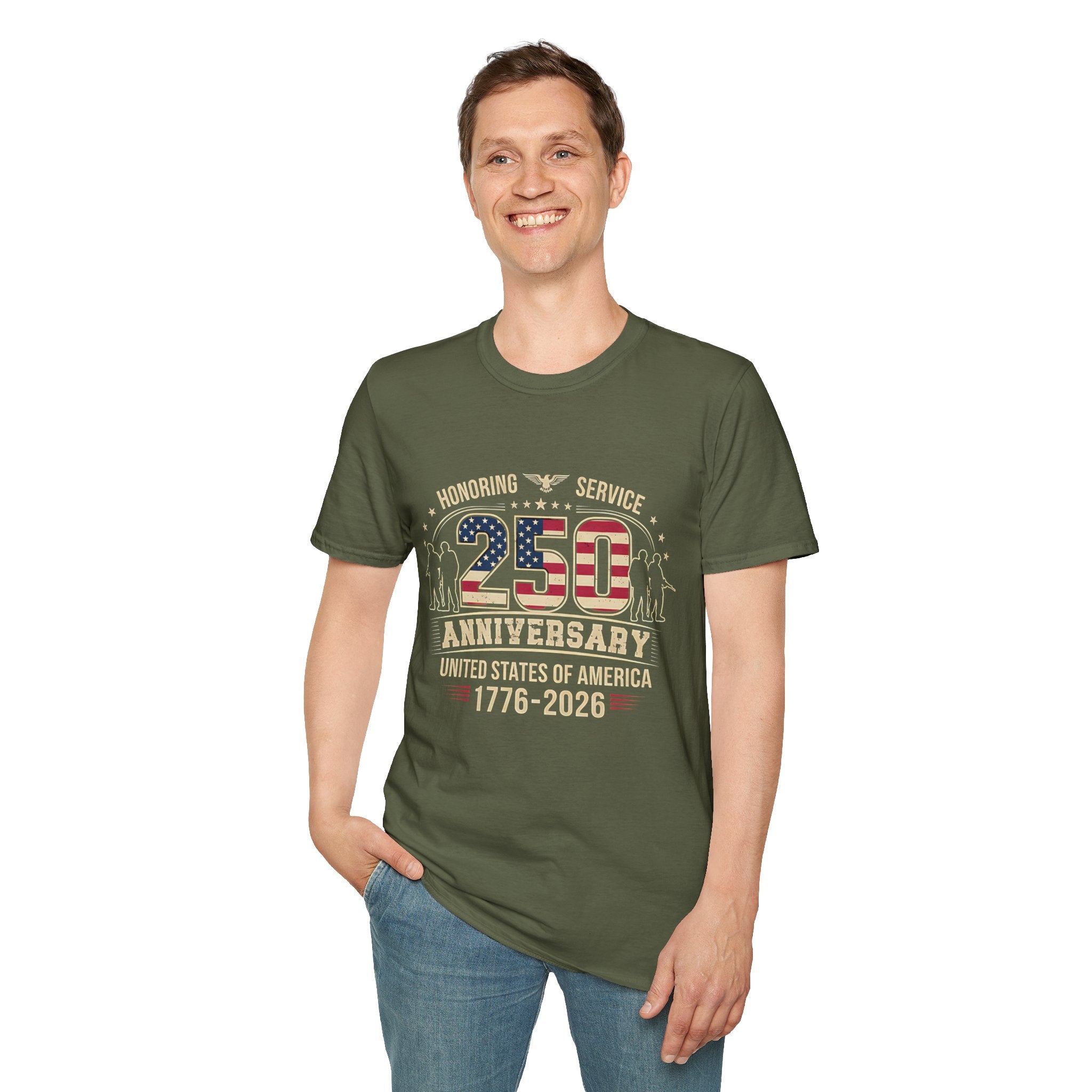 250th Anniversary USA T-Shirt — 1776–2026 Patriotic Independence Day Tee