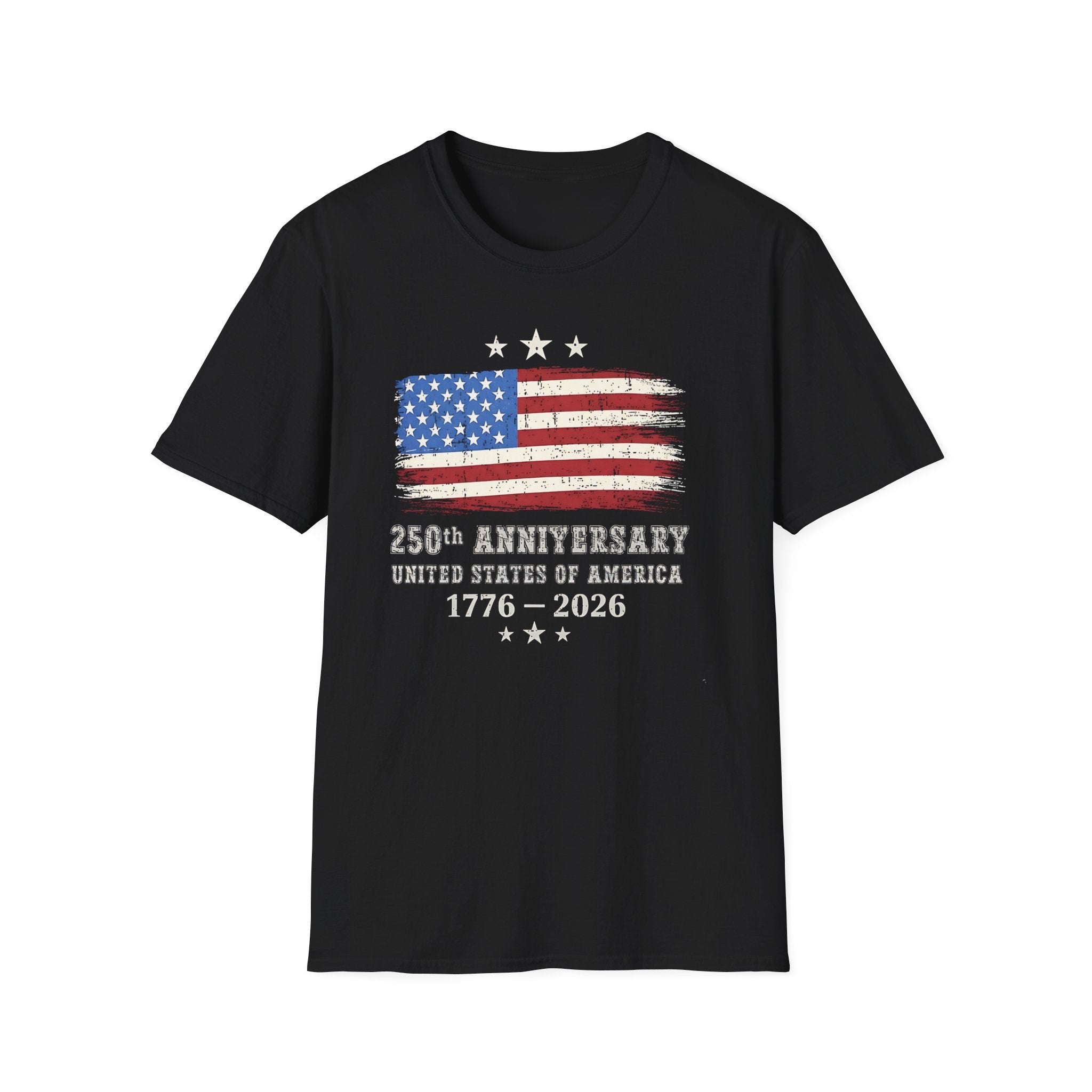 25th Anniversary American Flag T-Shirt — United States 1776–2021 Patriotic Tee