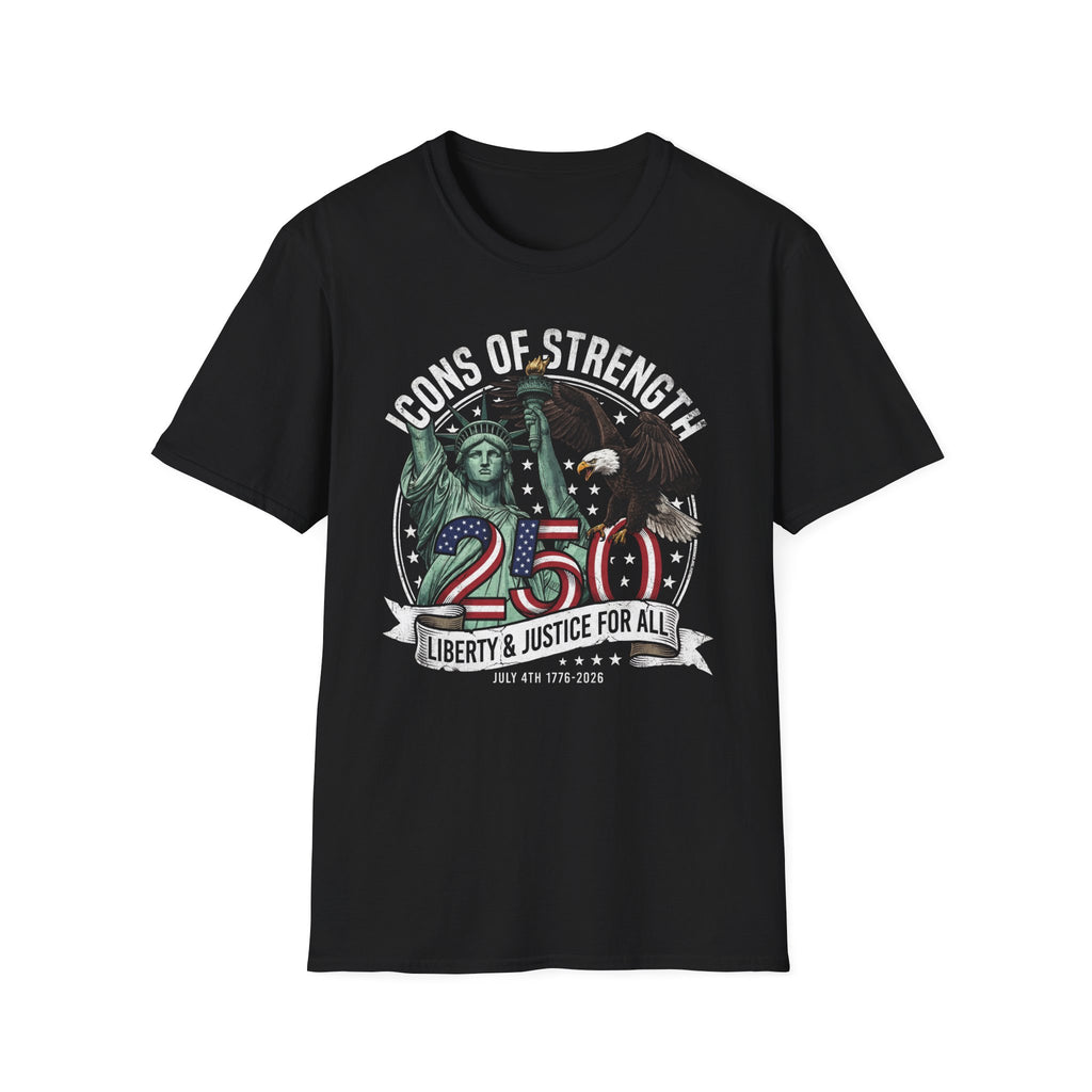 Statue of Liberty & Eagle 250th Anniversary T-Shirt