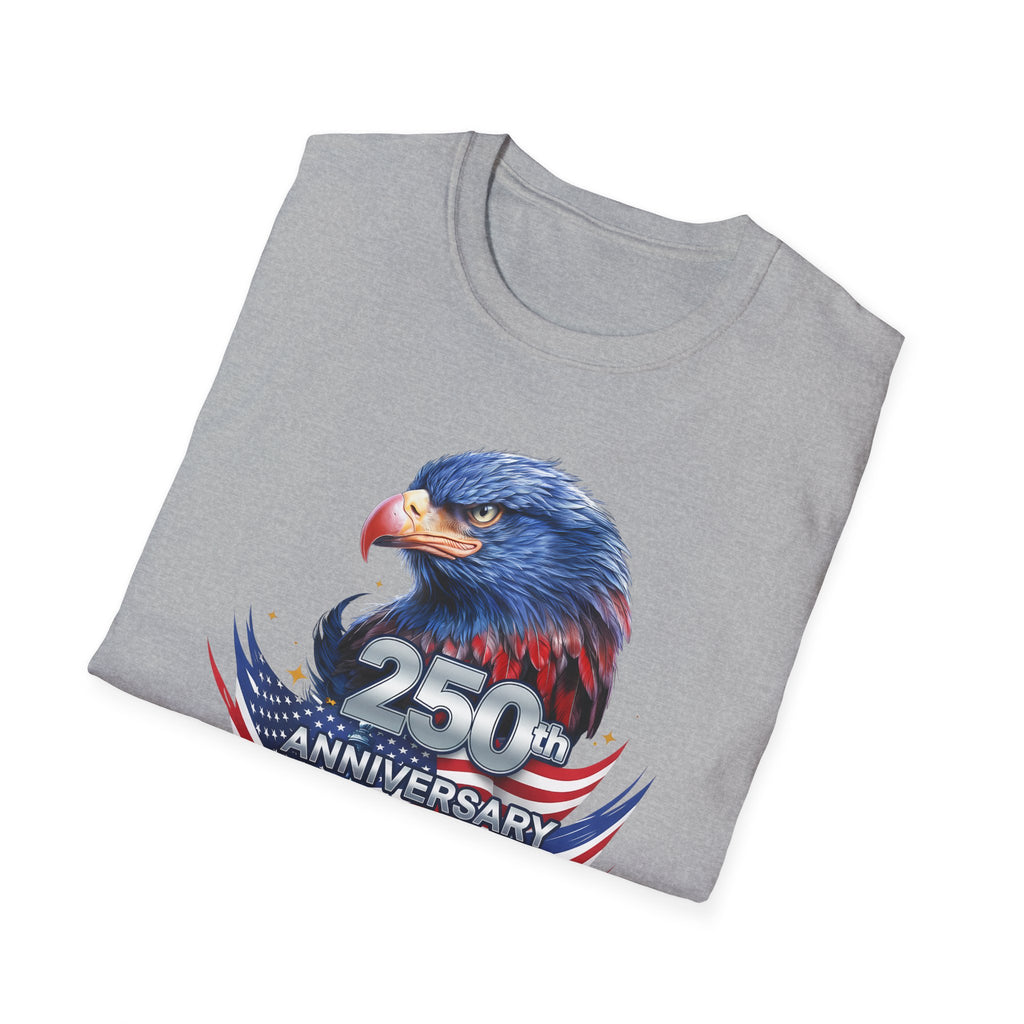 250th Anniversary USA Eagle T-Shirt — Patriotic American Flag Design