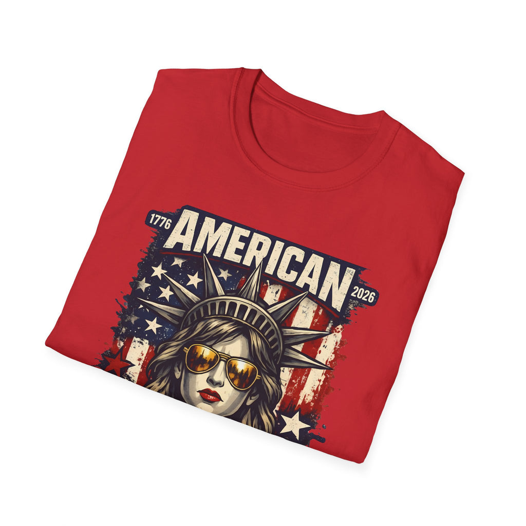 4th of July Statue of Liberty T-Shirt - 'American 250th Anniversary' Patriotic Tee