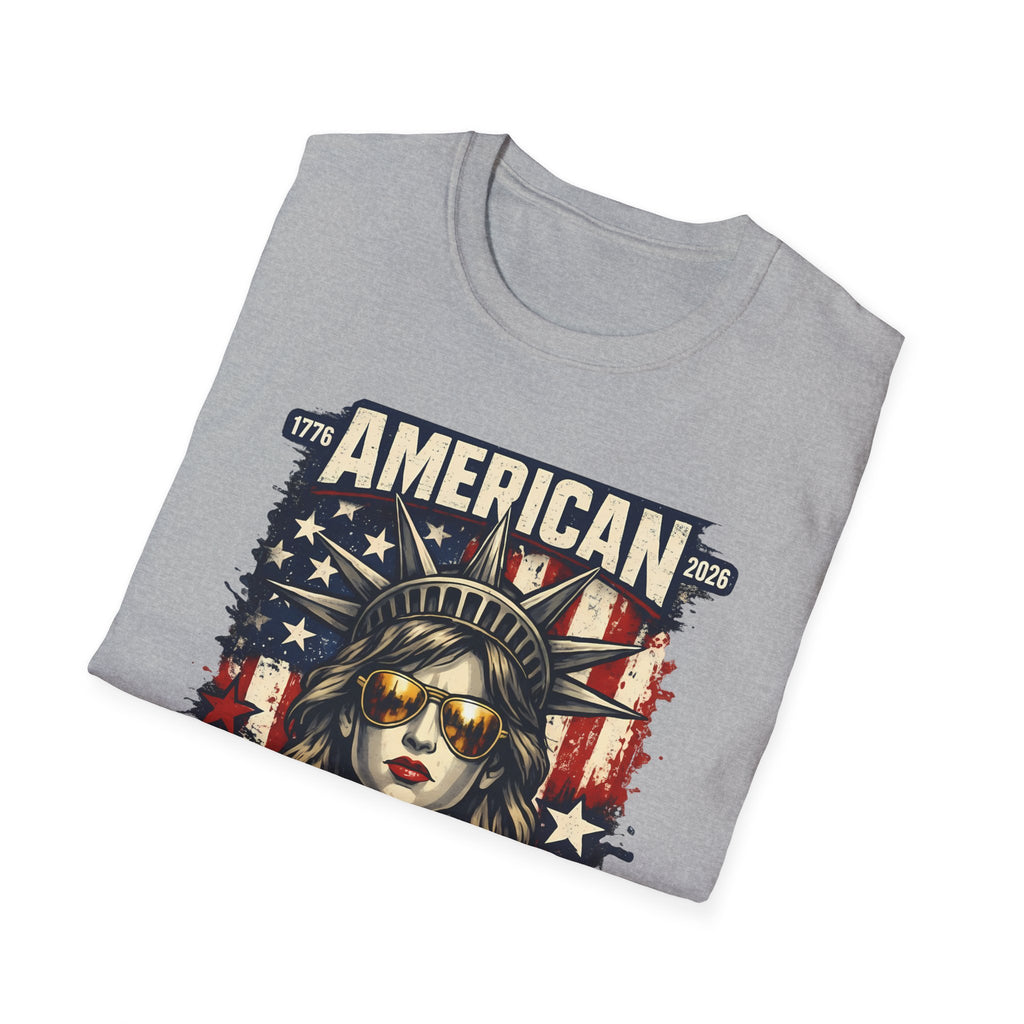 4th of July Statue of Liberty T-Shirt - 'American 250th Anniversary' Patriotic Tee
