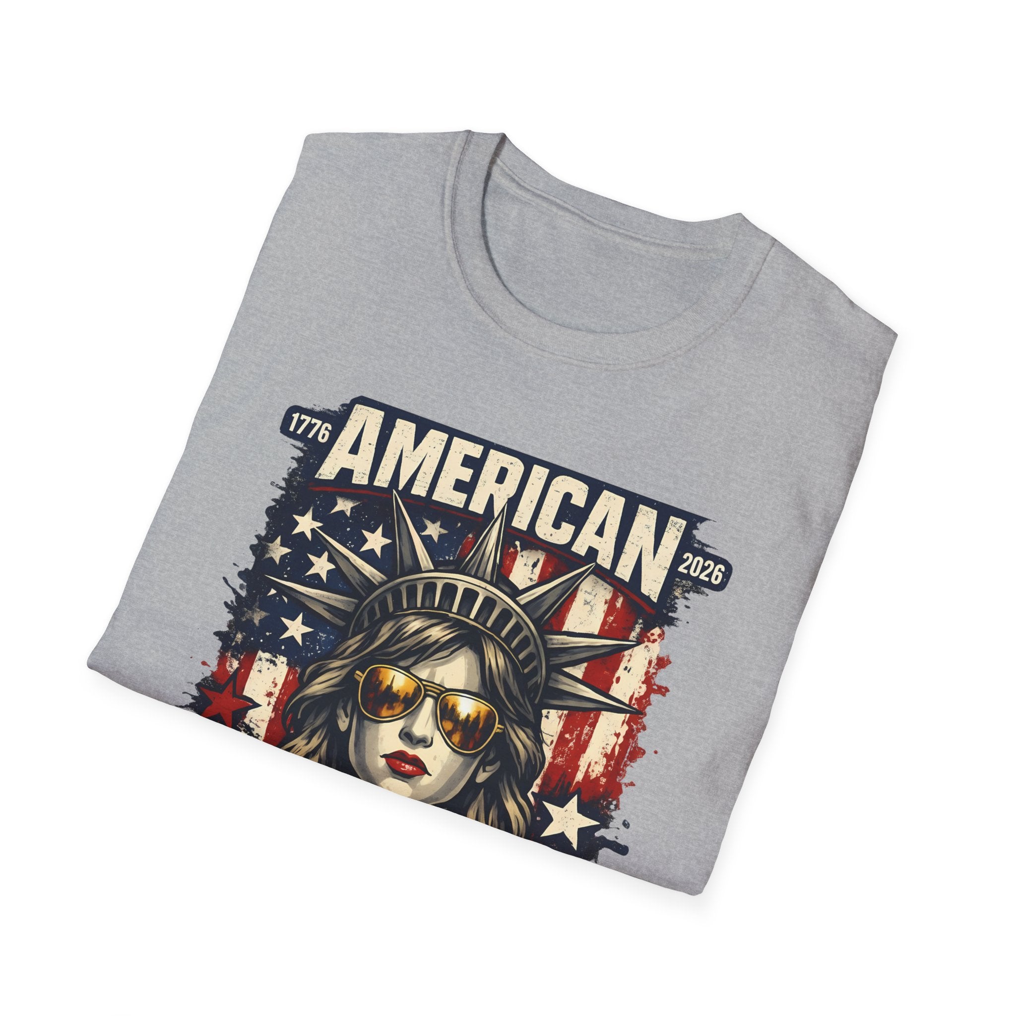 4th of July Statue of Liberty T-Shirt - 'American 250th Anniversary' Patriotic Tee