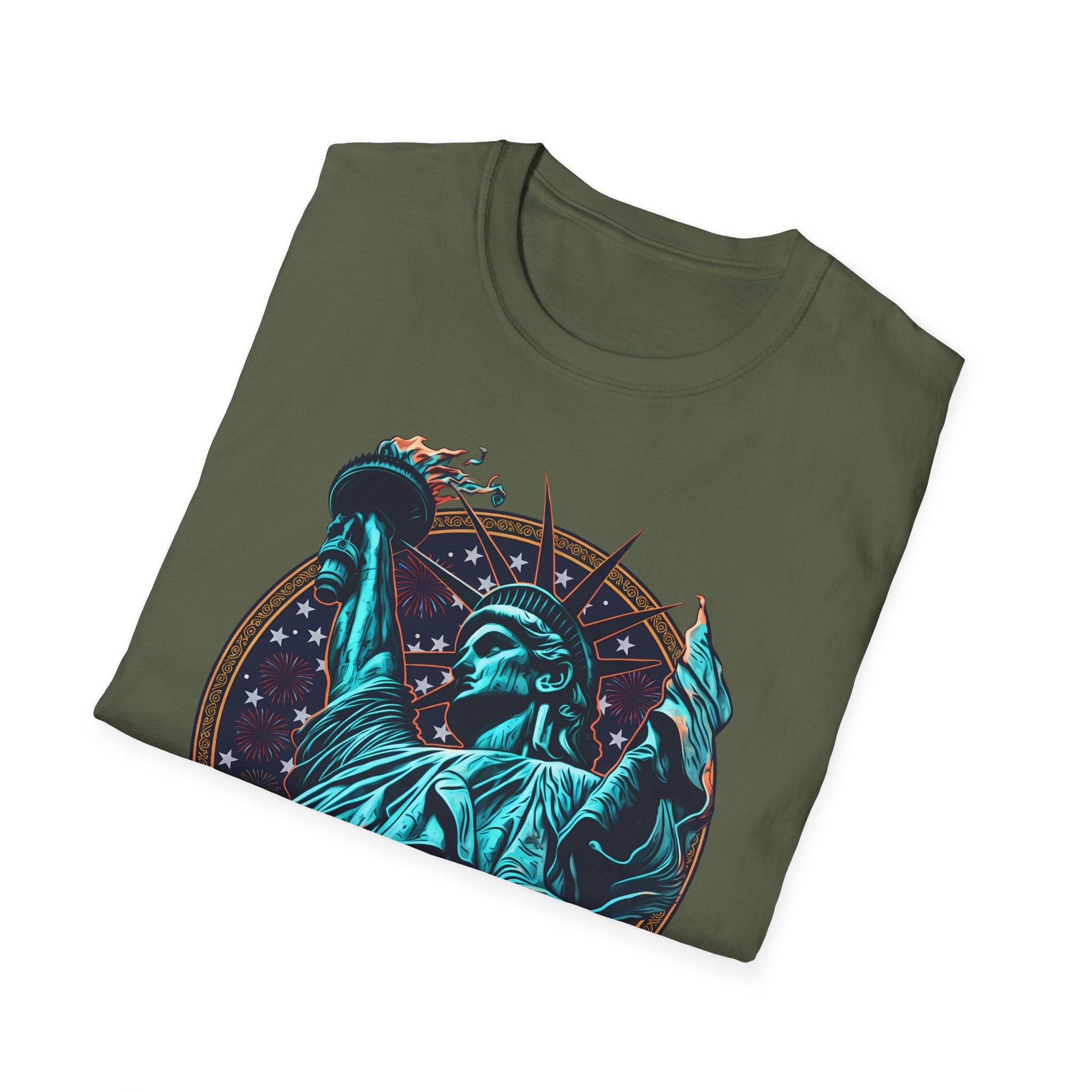4th of July Statue of Liberty T-Shirt — 250th Anniversary Patriotic Tee