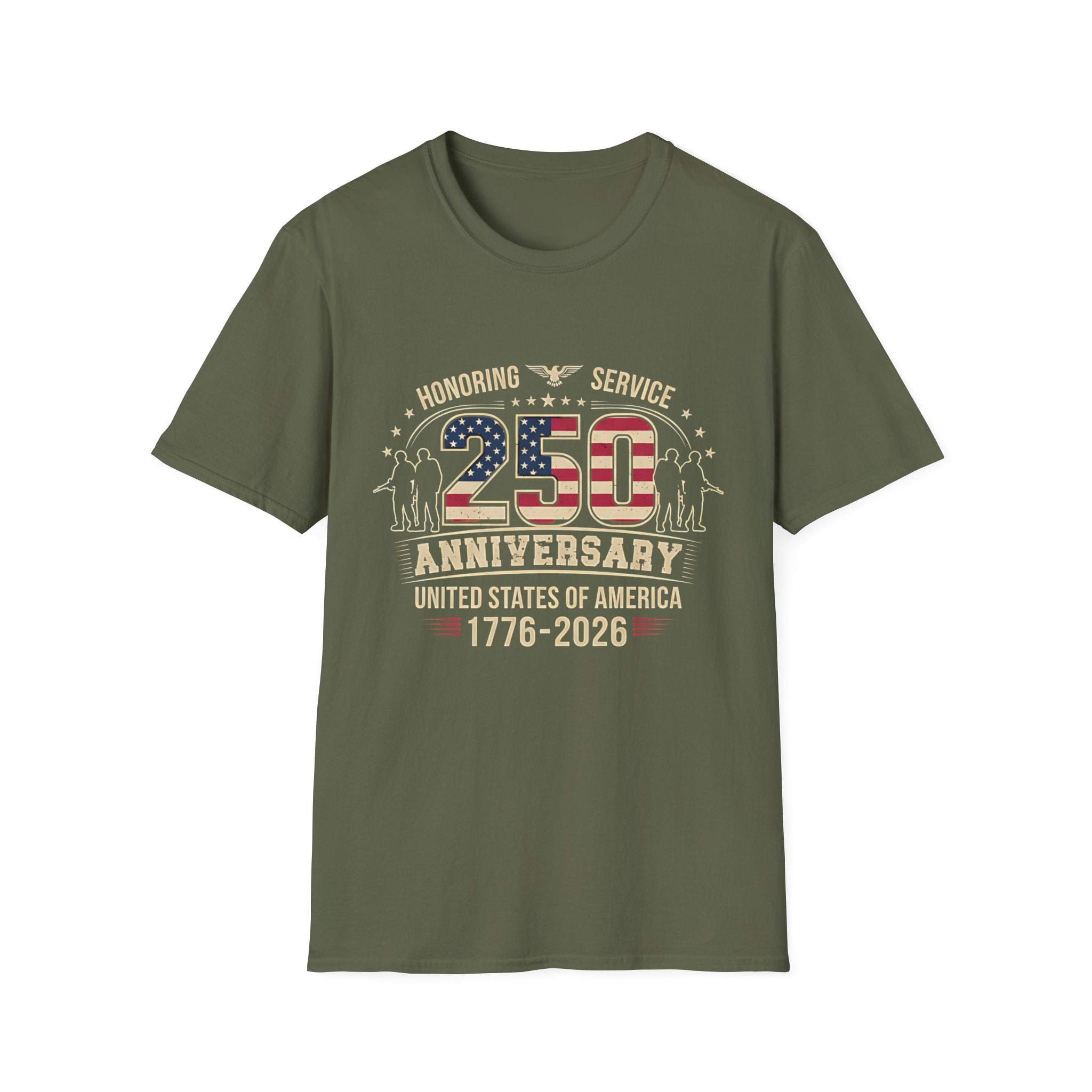 250th Anniversary USA T-Shirt — 1776–2026 Patriotic Independence Day Tee