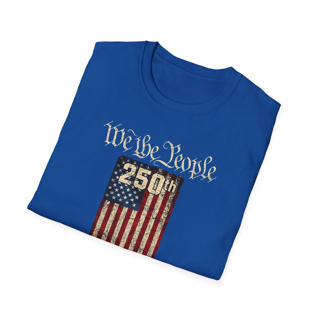 250th Anniversary American Flag T-Shirt — "We the People" Celebration Tee