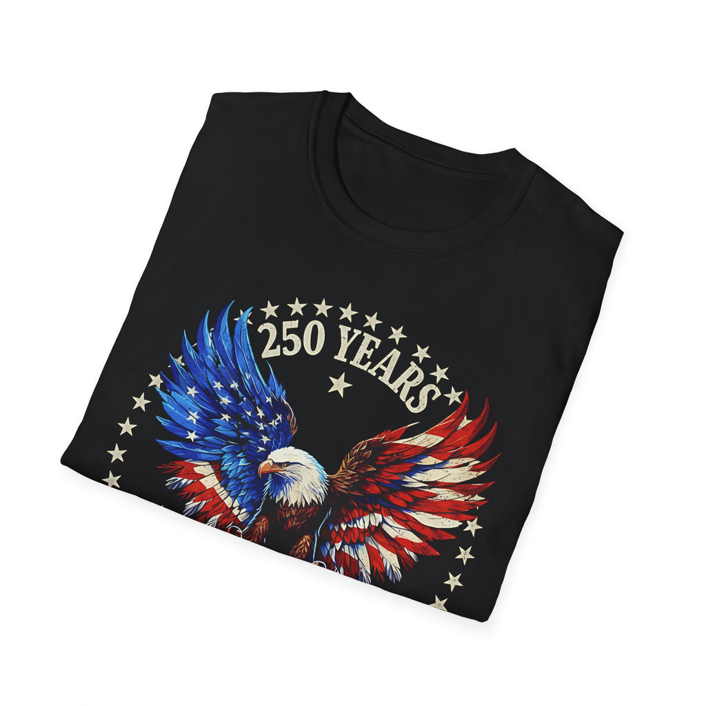 Patriotic Eagle T-Shirt — 250 Years USA Anniversary Graphic Tee