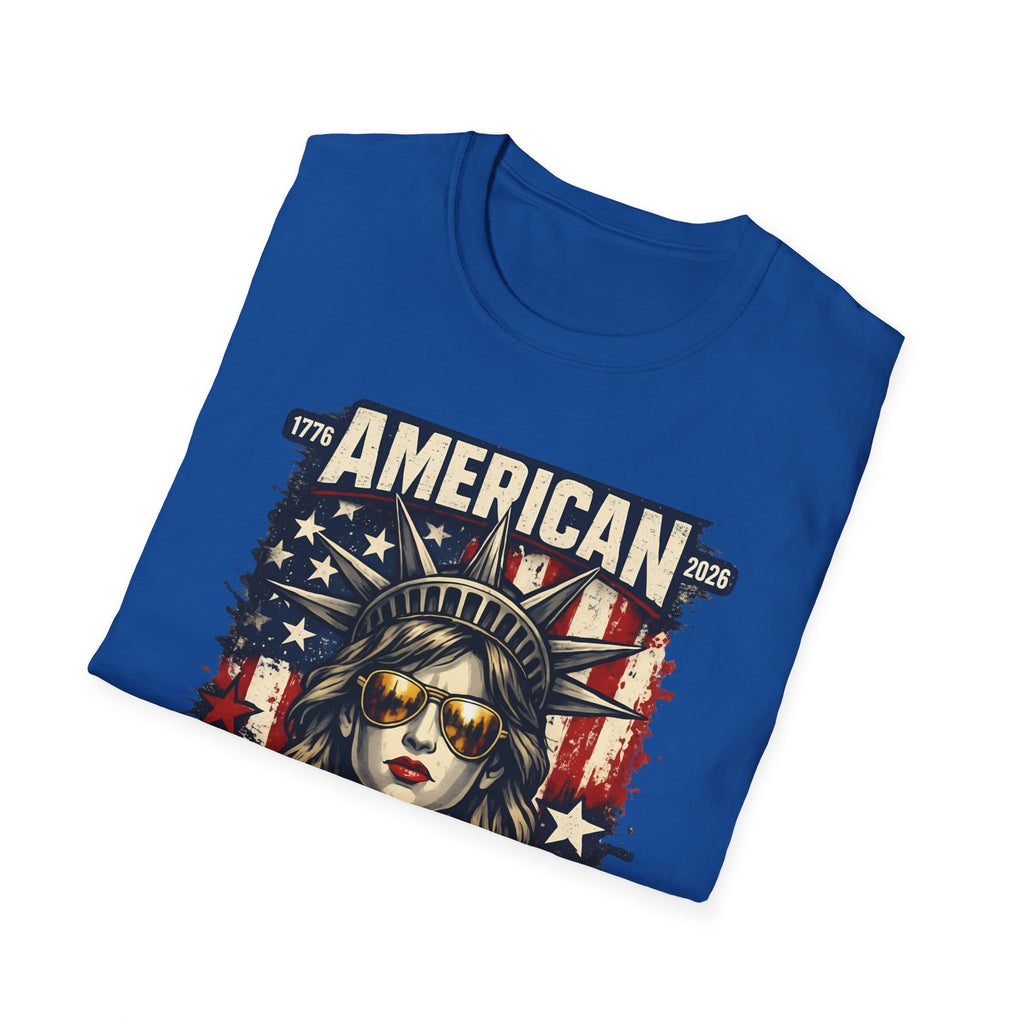4th of July Statue of Liberty T-Shirt - 'American 250th Anniversary' Patriotic Tee