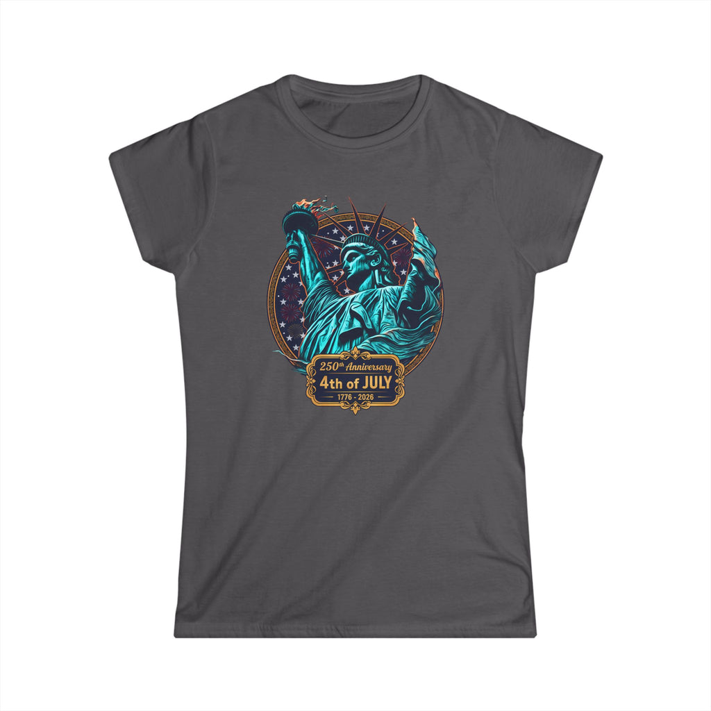 4th of July Statue of Liberty Women's Tee — Patriotic Independence Day Shirt