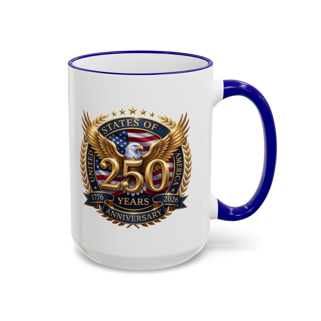 Commemorative 20th Anniversary Crest Accent Rim Mug (11oz/15oz)