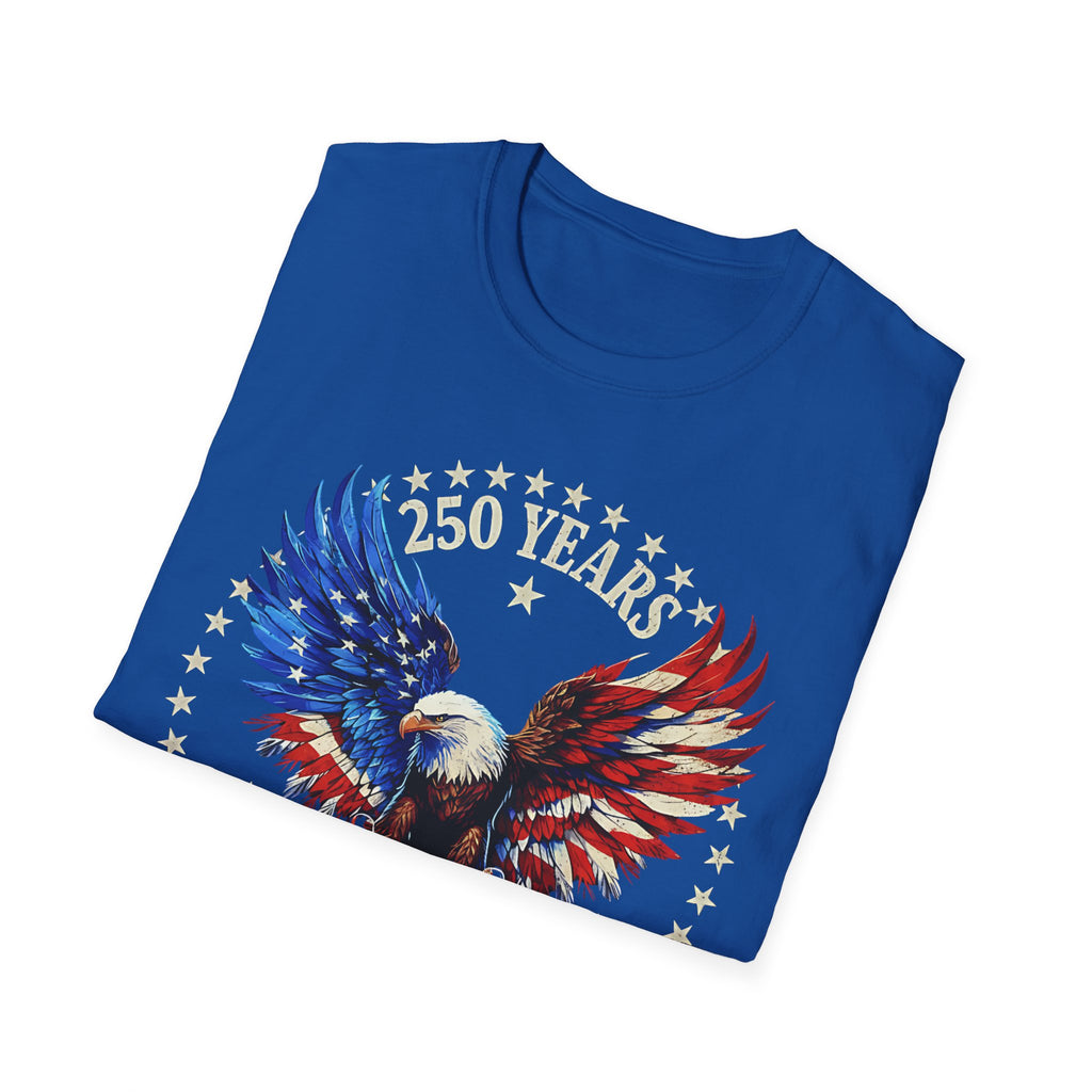 Patriotic Eagle T-Shirt — 250 Years USA Anniversary Graphic Tee