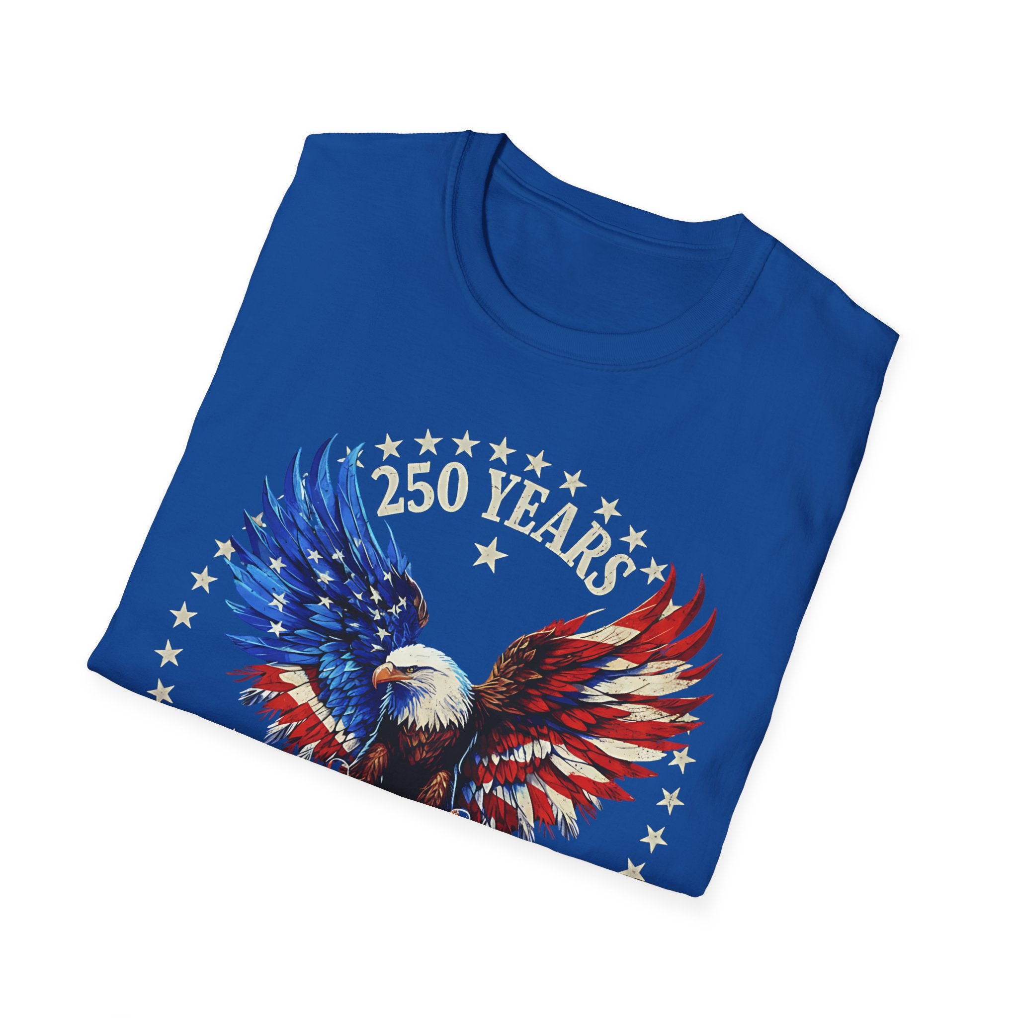 Patriotic Eagle T-Shirt — 250 Years USA Anniversary Graphic Tee