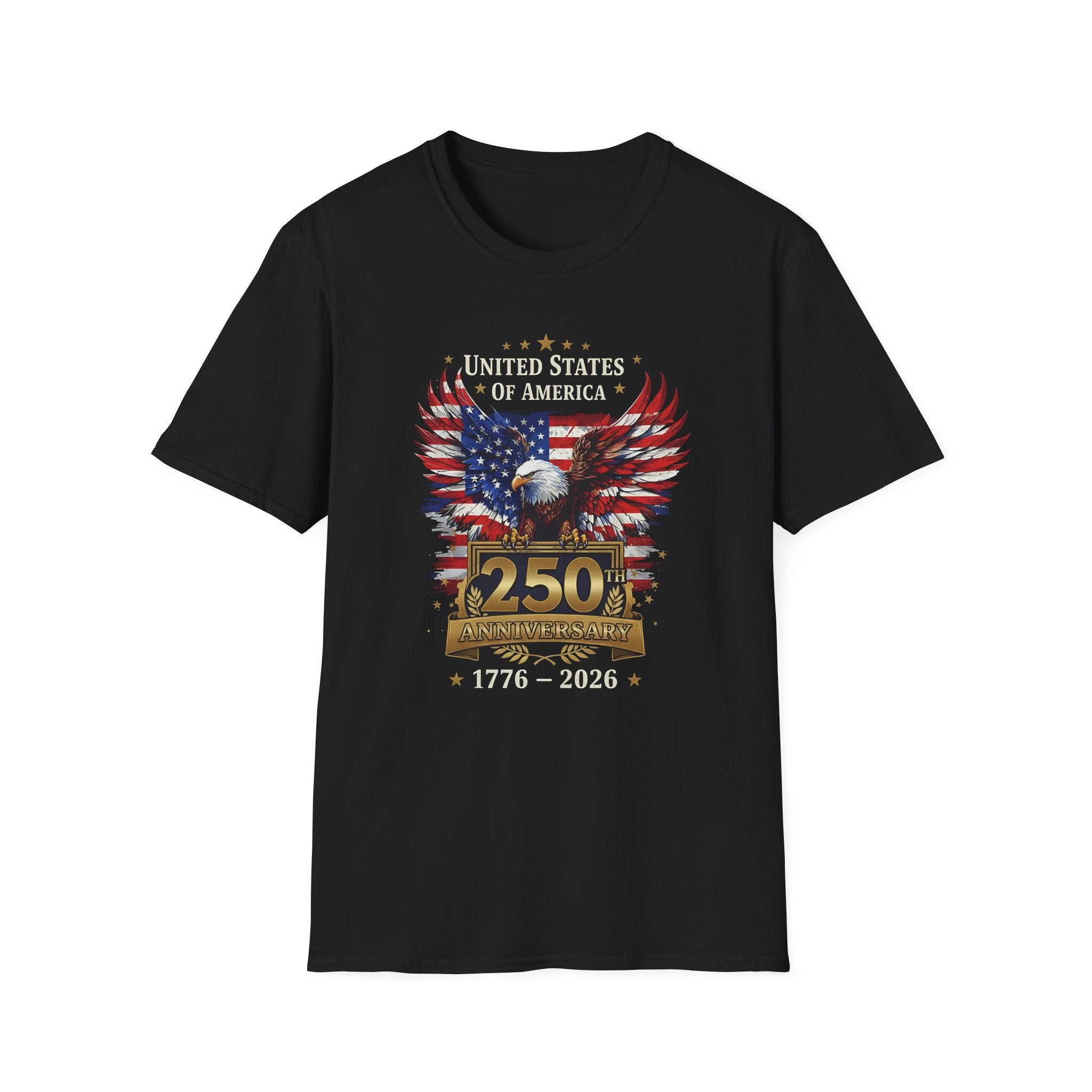 250th Anniversary American Flag Eagle T-Shirt