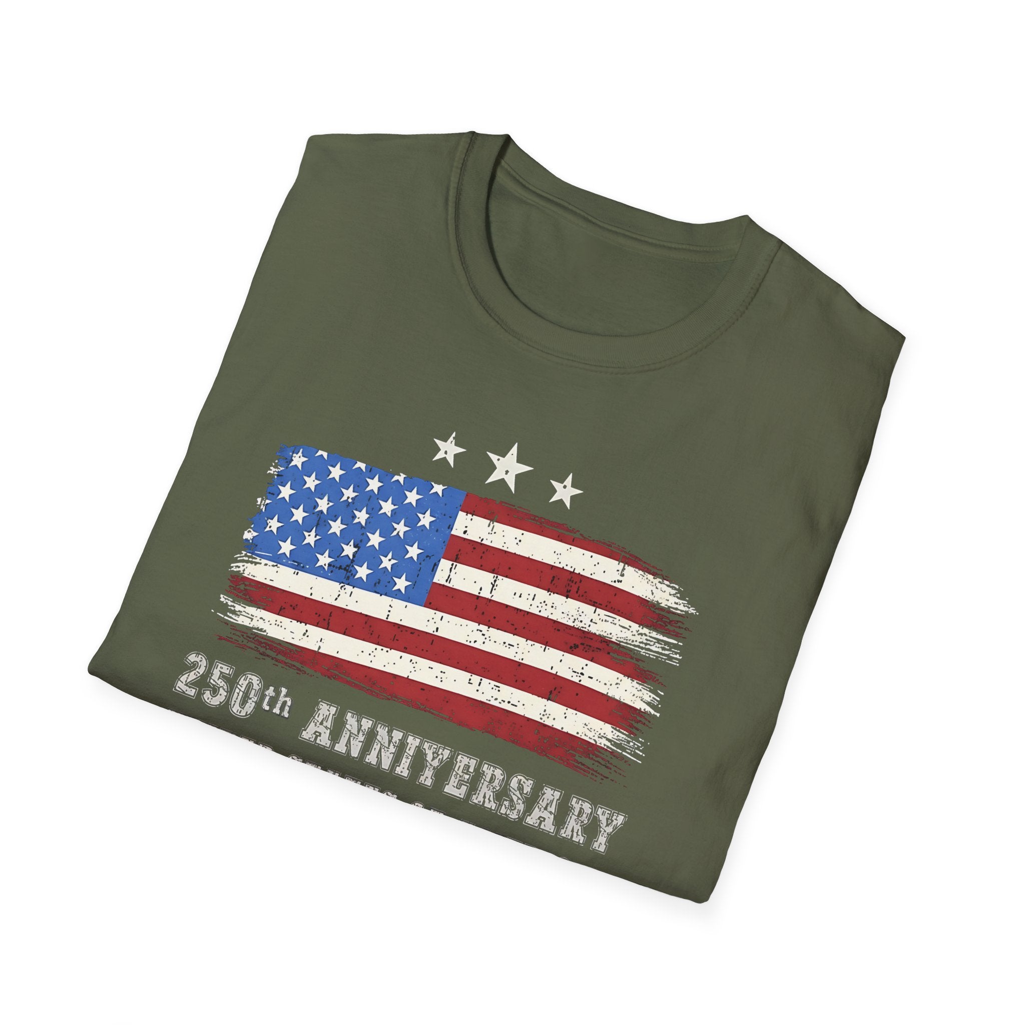 25th Anniversary American Flag T-Shirt — United States 1776–2021 Patriotic Tee