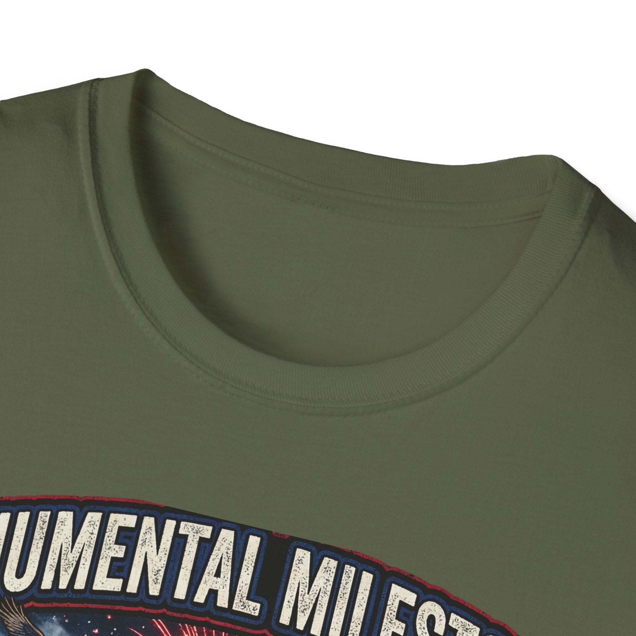 Mount Rushmore 250th Anniversary T-Shirt – "Monumental Milestone" Patriotic Fireworks Tee