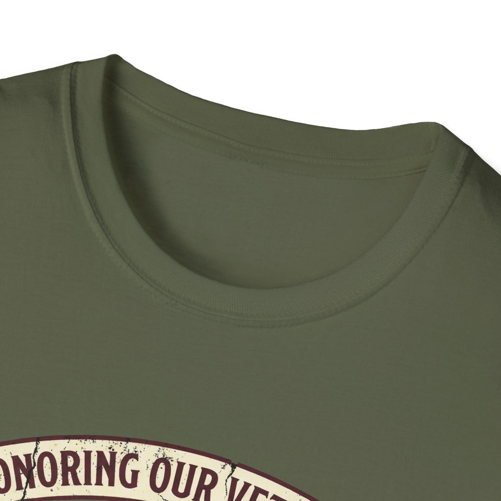 Veterans Tribute T-Shirt — "Honoring Our Veterans: For Service & Sacrifice"