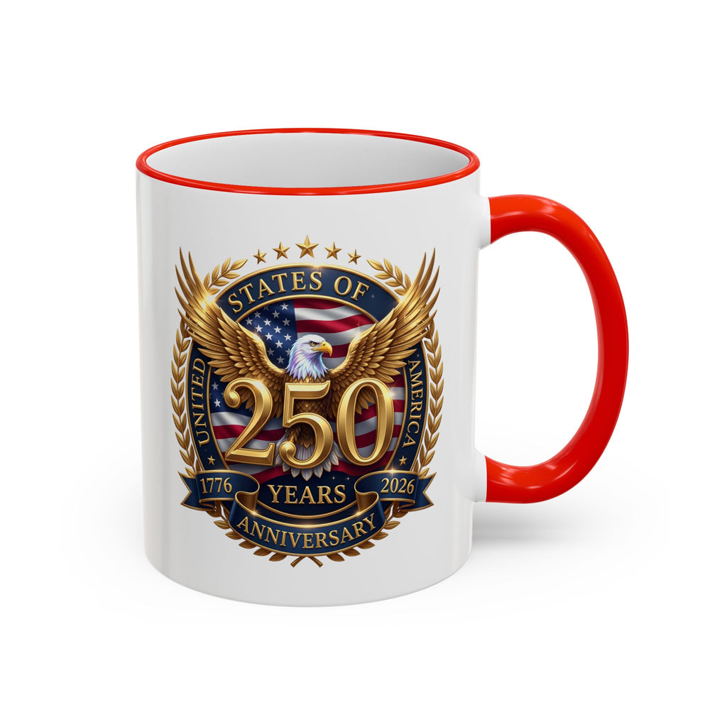 Commemorative 20th Anniversary Crest Accent Rim Mug (11oz/15oz)