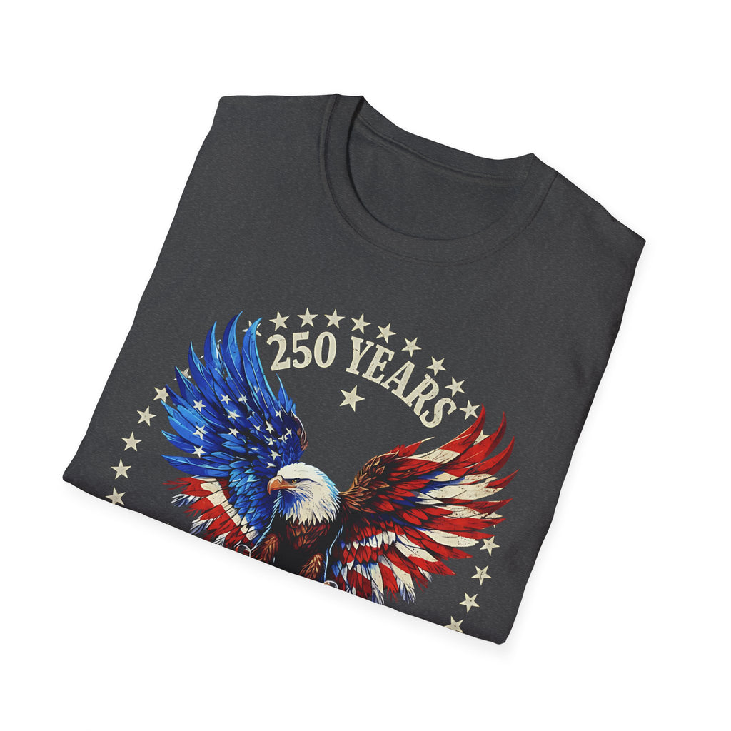 Patriotic Eagle T-Shirt — 250 Years USA Anniversary Graphic Tee